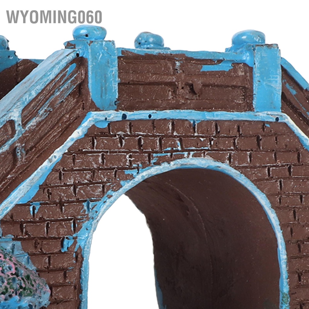 Wyoming060 Bể Cá Vòm Cầu Mô Phỏng Trang Trí Nhựa Vật Cho Cảnh Quan