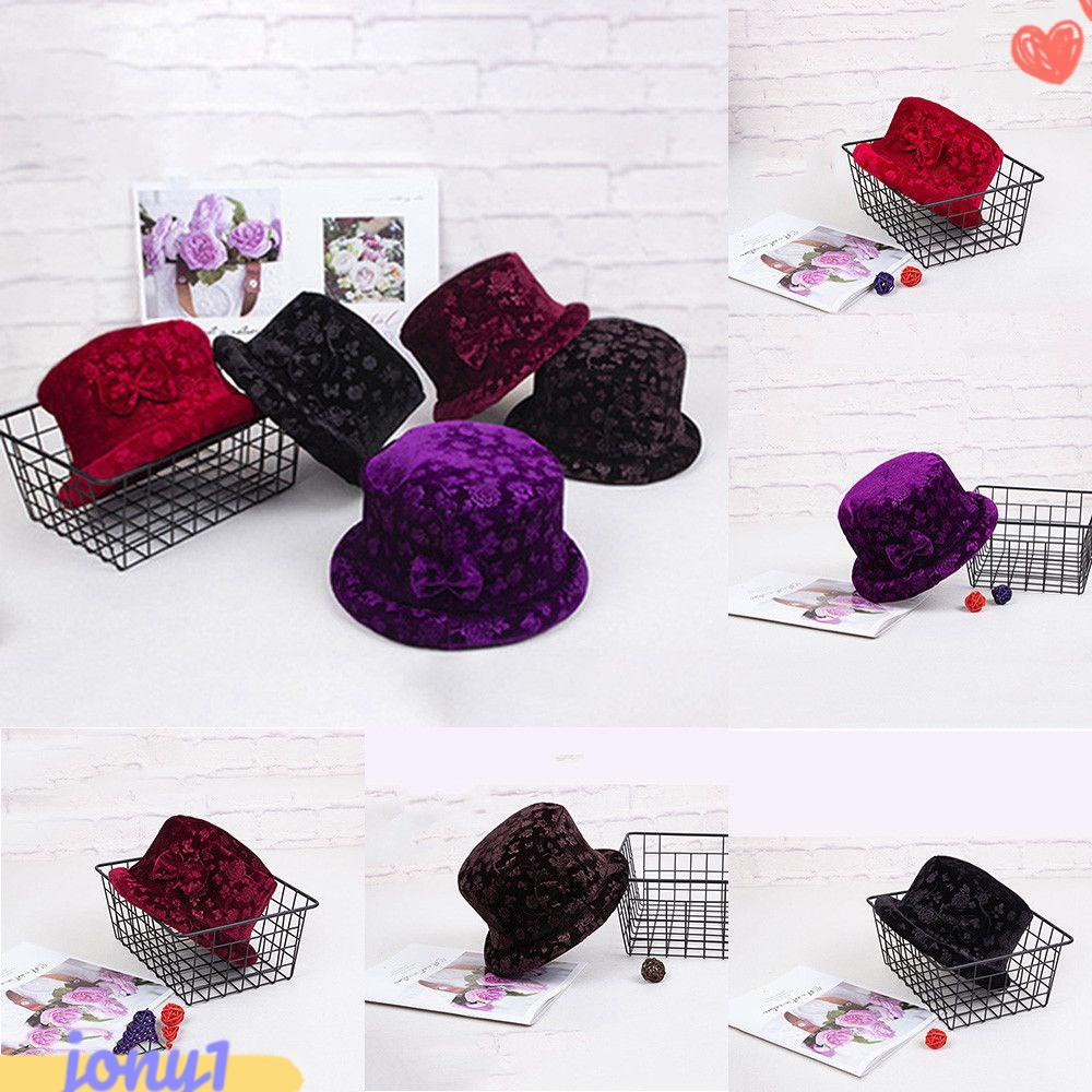 JONYE Mũ Len Vành Tròn Thiết Kế Mới Giữ Ấm Cao Cấp Thời Trang Dành Cho Mùa