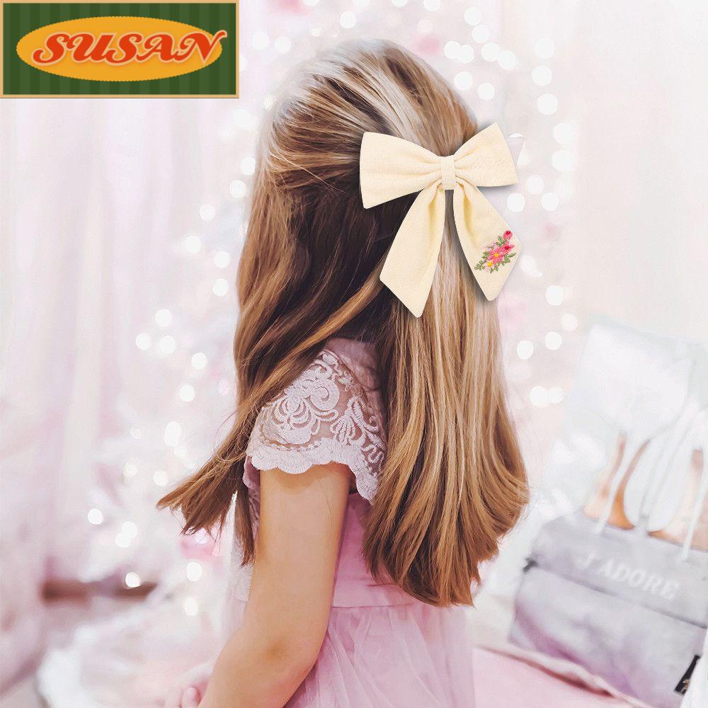 SUSANS Kẹp Tóc Hình Nơ Lớn Dễ Thương Cho Bé Gái