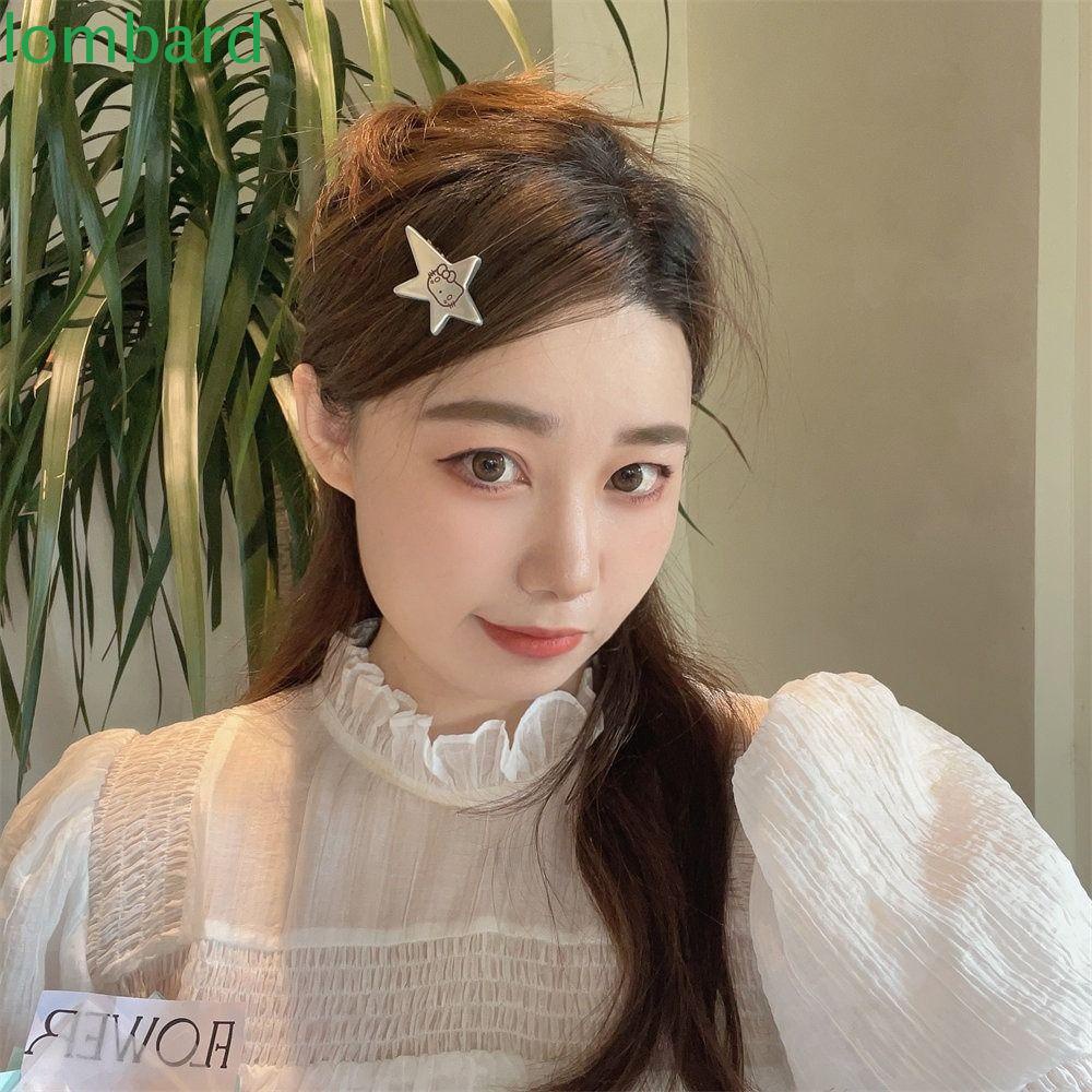 Kẹp Tóc Mái Bằng Pc Không Đều Hình Melody / Cún / Ngôi Sao Hoạt Hình Cho Nữ