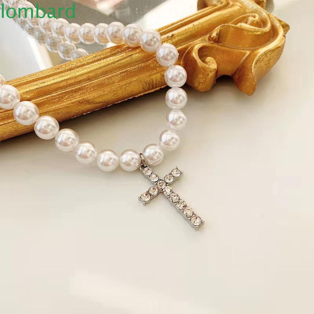 LOMBARD Vòng cổ Phong Cách Hip Hop Hàn Quốc Ngọt Ngào Cho Nam Và Nữ