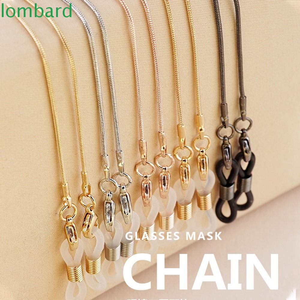 LOMBARD Dây Đeo Mắt Kính Bằng Kim Loại Chống Thất Lạc Thời Trang