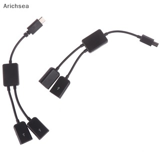 Bộ chia cổng micro usb / type c sang 2 otg