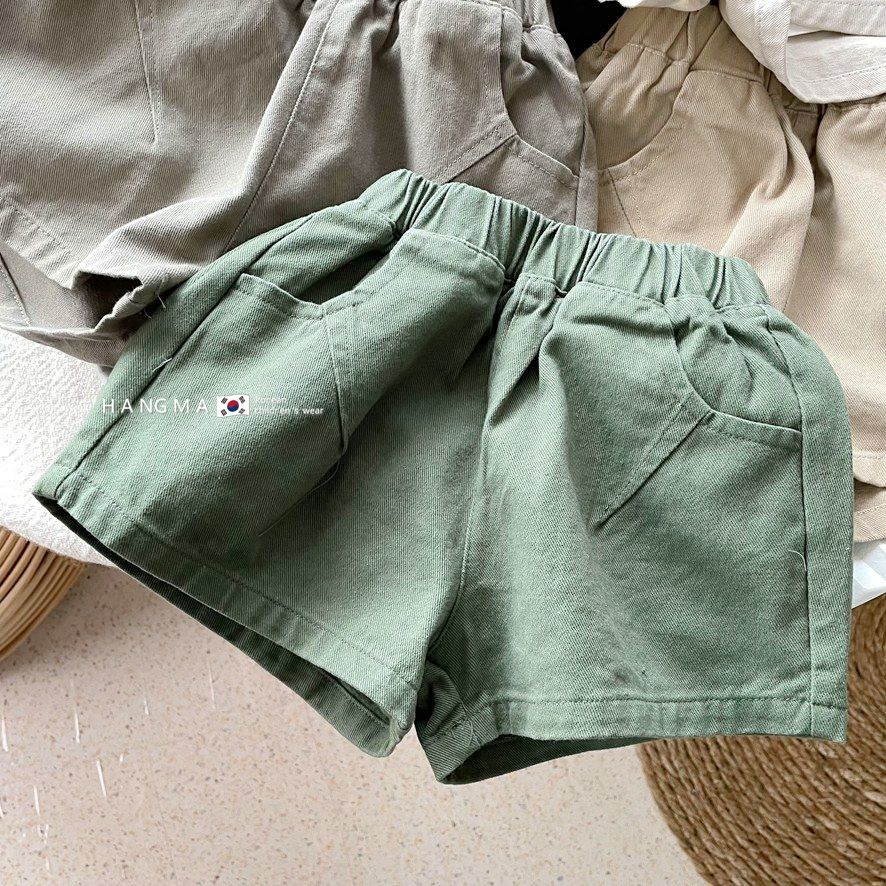 Quần Short Vải cotton Màu Kẹo Phong Cách Hàn Quốc Thời Trang Mùa Hè Cho Bé Trai