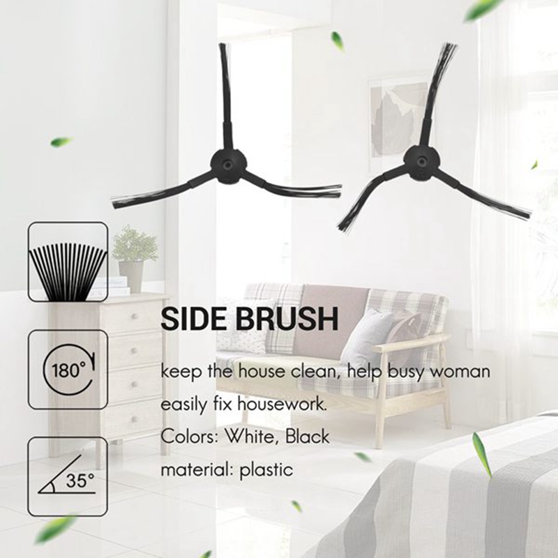 Bộ 4 Phụ Kiện Thay Thế Cho Robot Hút Bụi Ilife V8S X750 A7 X800 X785 V80 A9S