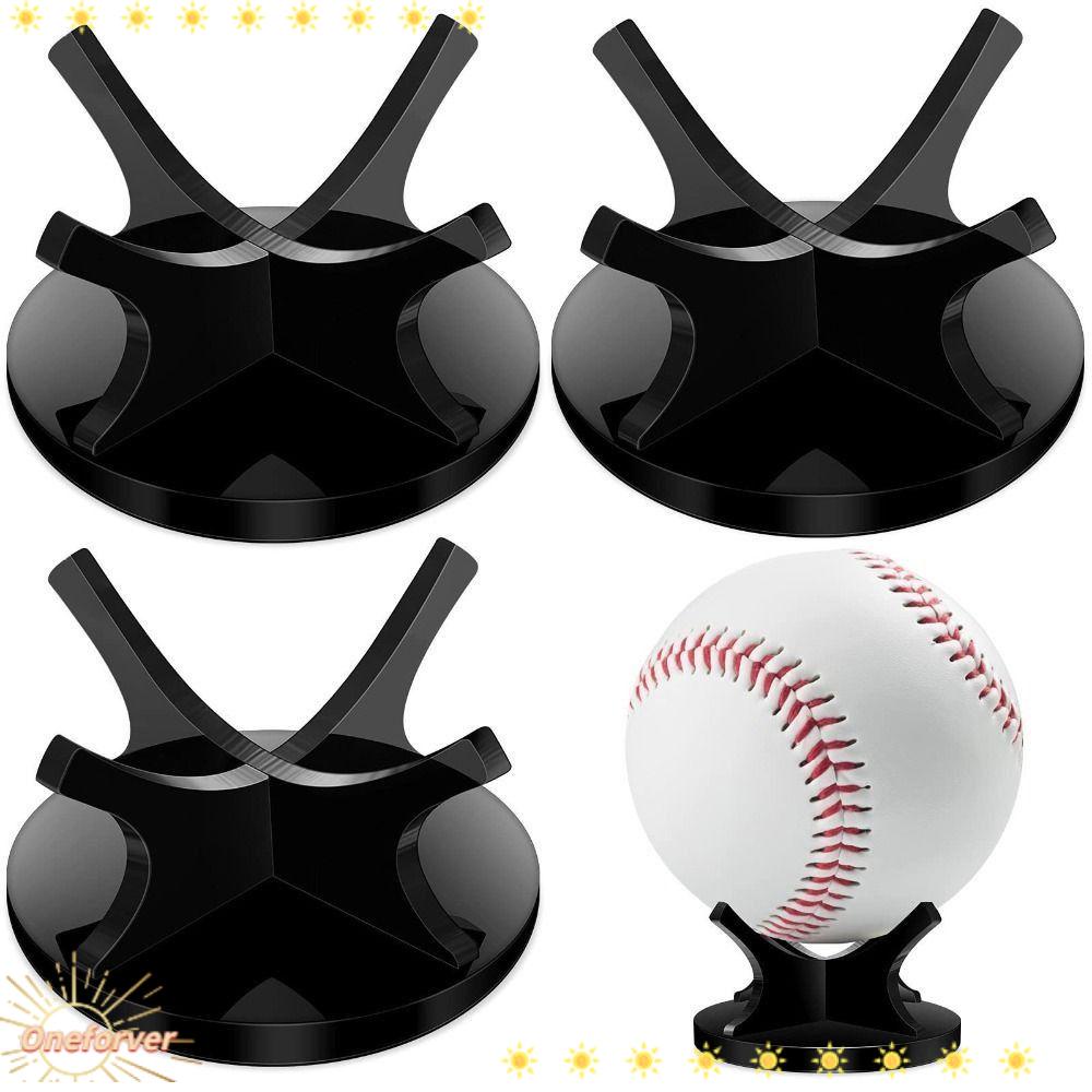 Forever Giá Đỡ Trưng Bày Bóng Chày / Tennis / Bóng Chày Bằng Acrylic Màu Đen Chắc Chắn