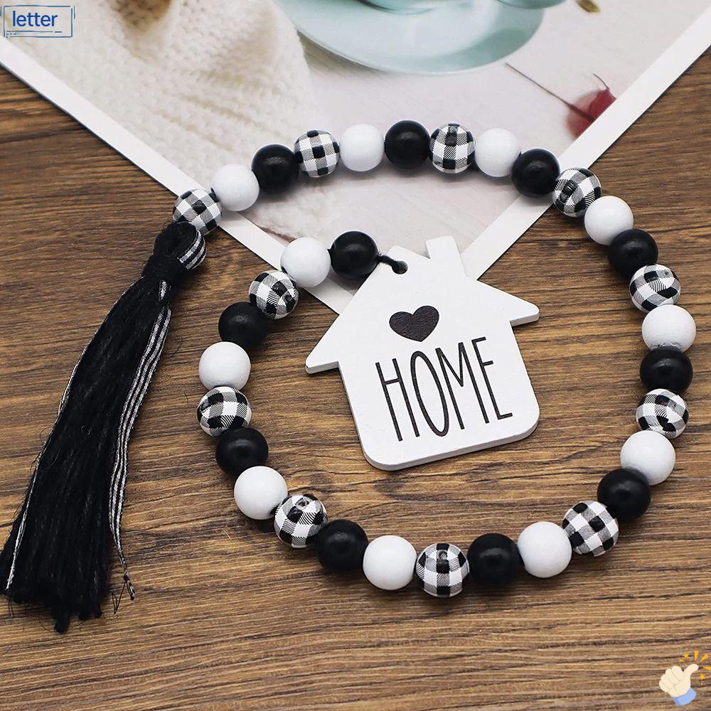 LET Dây Chuỗi Hạt Gỗ Phong Cách Boho