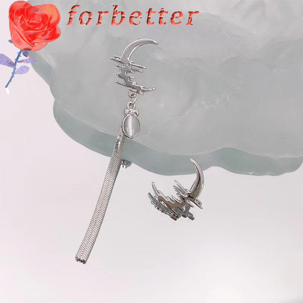 FORBETTER Khuyên Tai Nữ Trang Dáng Dài Tạo Hình Độc Đáo