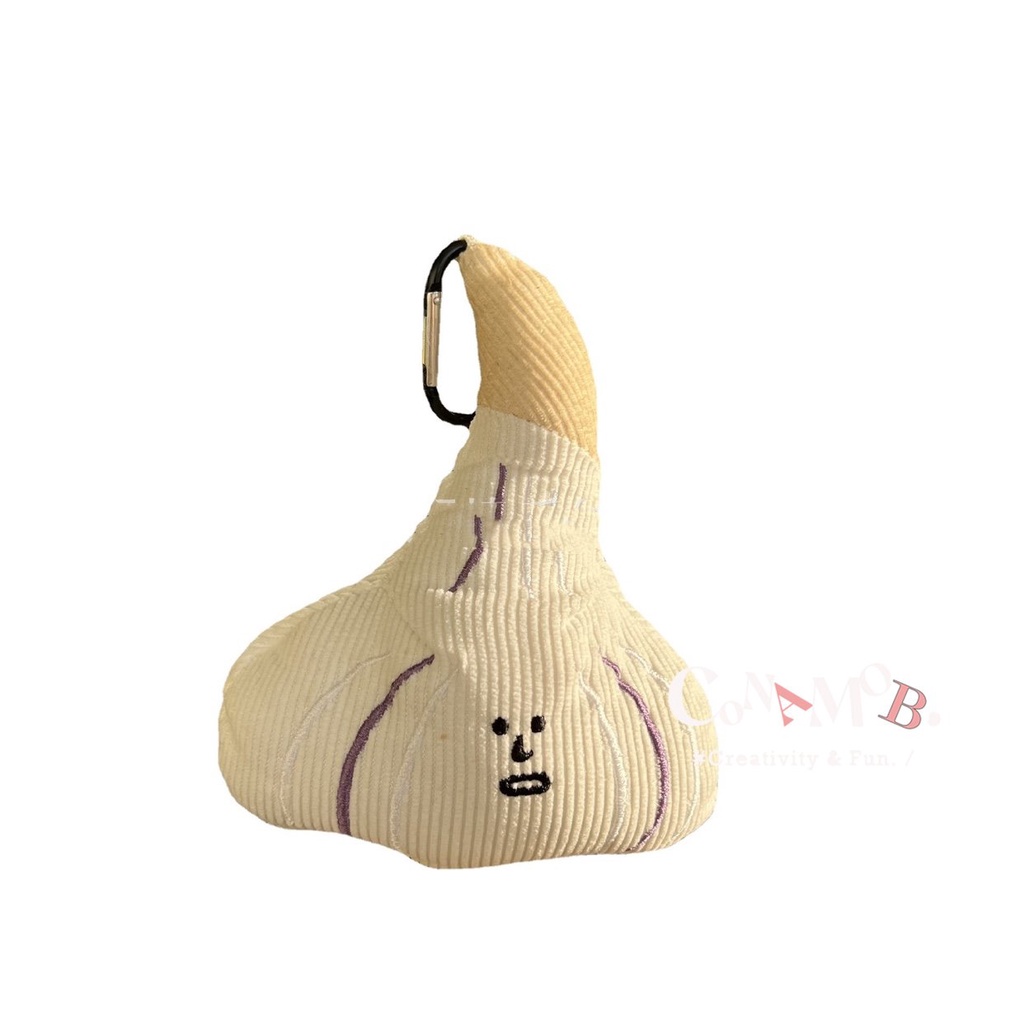 Móc Khóa Trang Trí Túi Xách / Điện Thoại Bluetooth Hình Rau Củ Quả Tỏi Scallion Dễ Thương