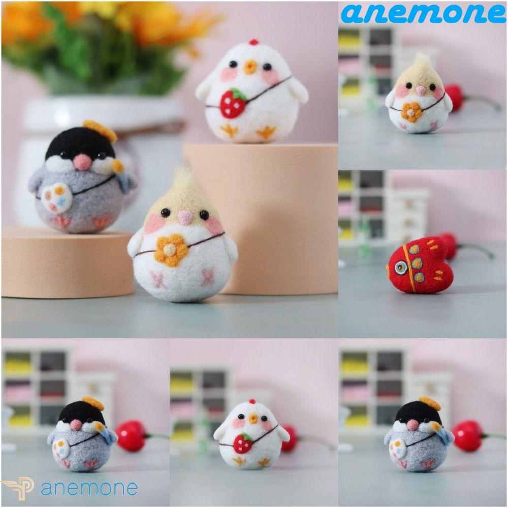 Bộ Đồ Chơi Chim / Cừu / Thú Bông Bằng Vải Nỉ Dễ Thương Dùng Làm Quà Tặng Năm Mới Diy