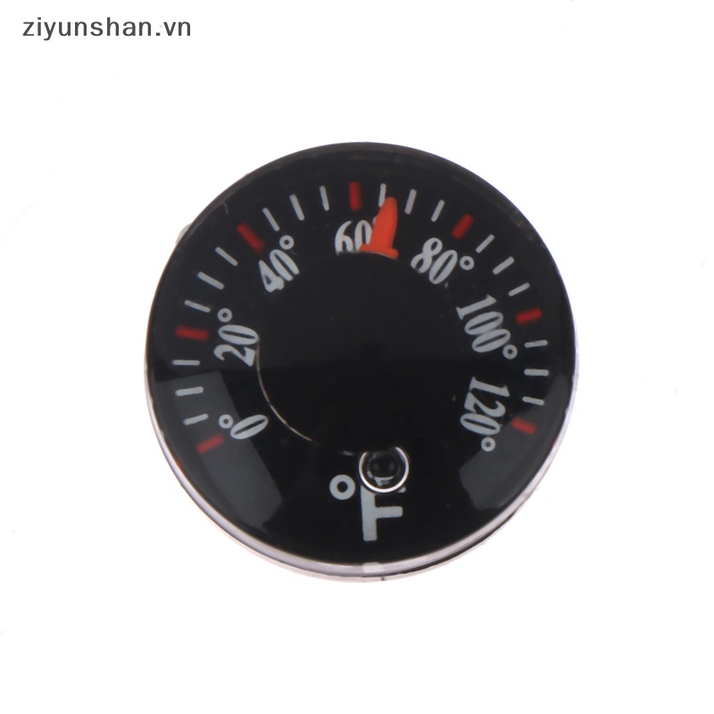 1 Nhiệt Kế Hình Tròn Mini Đường Kính 20mm Bằng Nhựa Chống Thấm Nước Cho Xe Hơi
