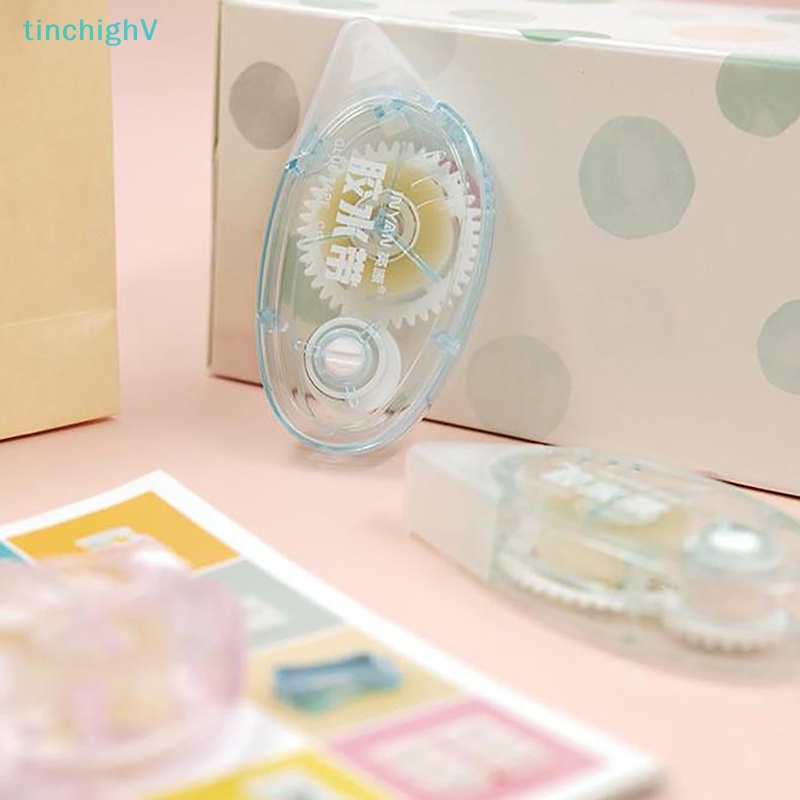 Cuộn Băng Keo Hai Mặt 3 Kích Thước Họa Tiết Chấm Bi Dùng Trang Trí Album Ảnh / Văn Phòng / Trường Học DIY