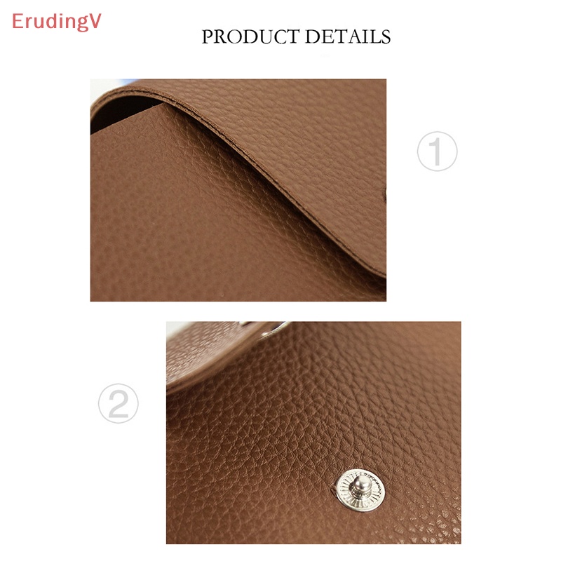 Túi Đựng Mắt Kính Cầm Tay Bằng Da PU Siêu Mỏng Nhẹ Có Dây Đeo Cổ Tay Cho Nam Nữ