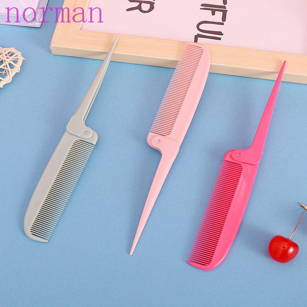 NORMAN Lược Chải Tóc Massage Da Đầu Bằng Nhựa Gấp Gọn Được