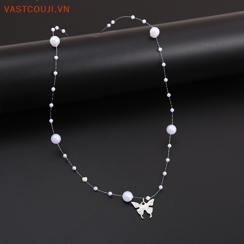 Vòng cổ Mặt Hình Bướm Lấp Lánh Thời Trang Cho Nữ