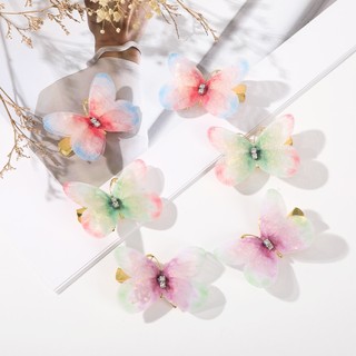 Set 5 / 6 Kẹp Tóc Hình Bướm Dễ Thương Cho Nữ CHLINS