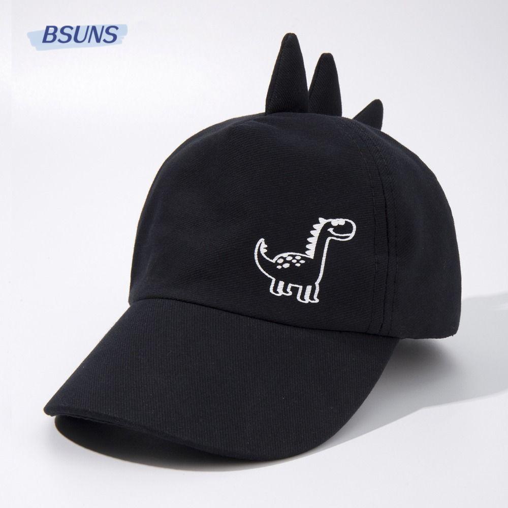 BSUNS Mũ Lưỡi Trai Họa Tiết Khủng Long Hoạt Hình Phong Cách Hip Hop Thời Trang Mùa Hè Cho Bé Trai Và Gái 6-2 Tuổi