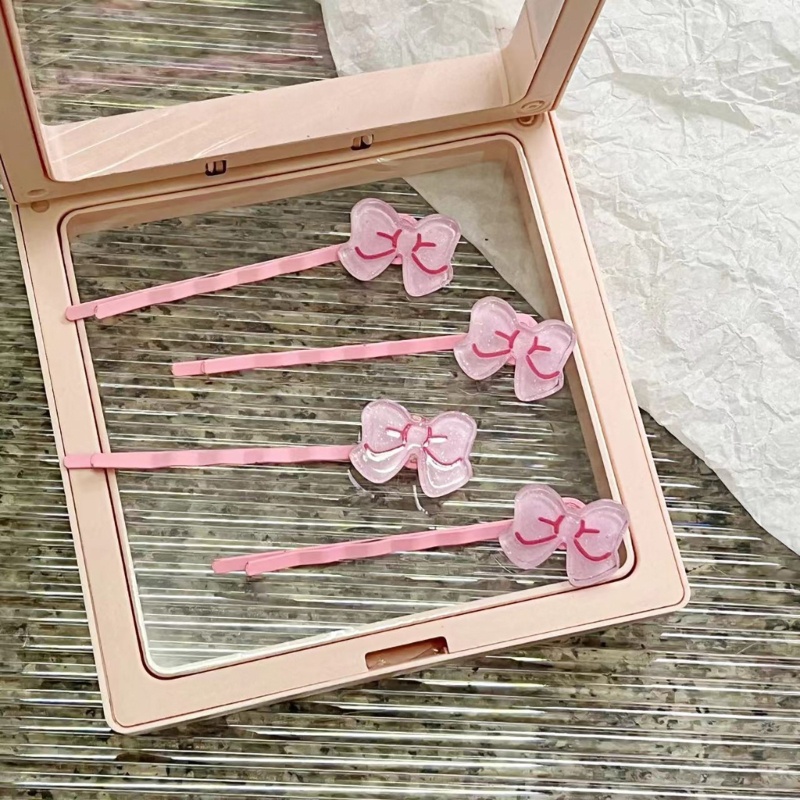Kẹp Tóc Hình Nơ Y2K Mini Dễ Thương