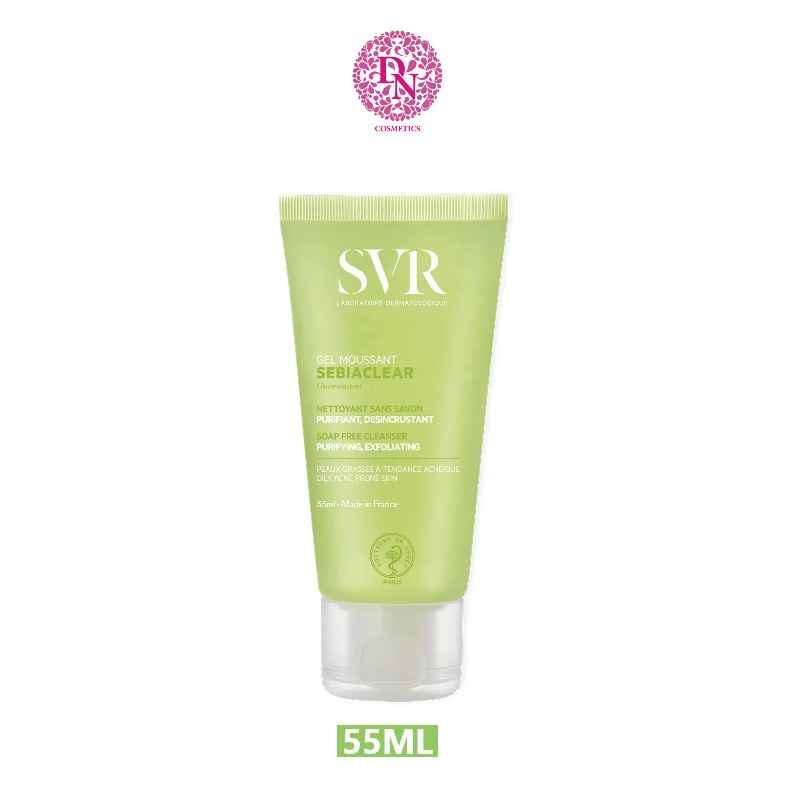 Sữa rửa mặt SVR Sebiaclear Gel Moussant Sebiaclear xanh lá