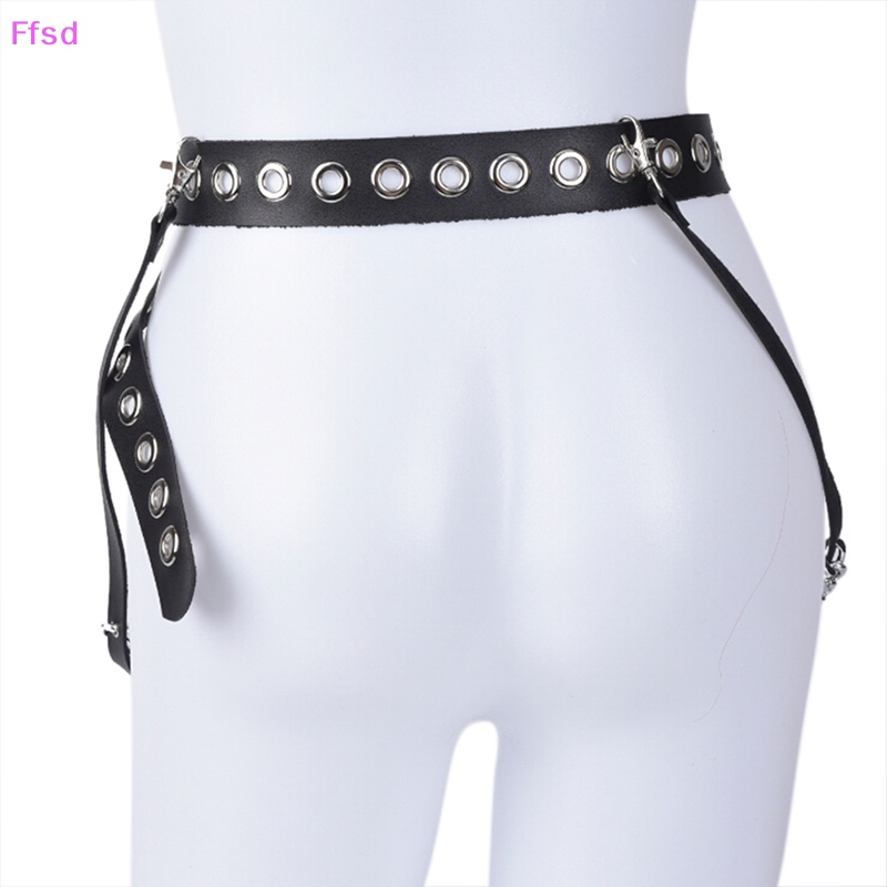 Đai Nịt Đùi Bằng Da Hình Trái Tim Phong Cách Punk