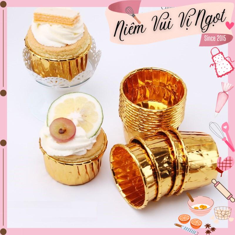 Cup Giấy Nhũ, Ly Giấy Ép Nhũ, Cupcake nhũ