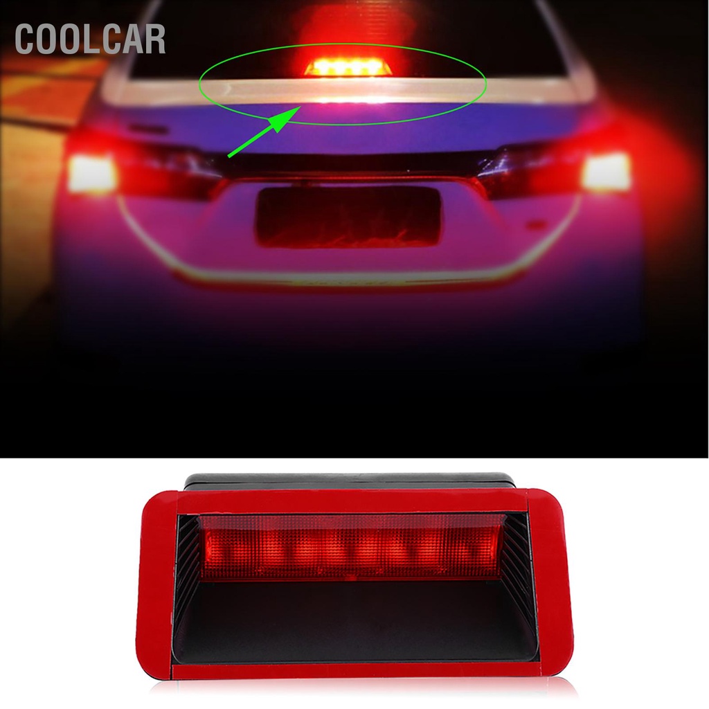 CoolCar 5 ĐÈN LED 12V Đa Năng Ô Tô Gắn Cao Phía Sau Thứ Ba Phanh Dừng Đuôi Đèn Đỏ