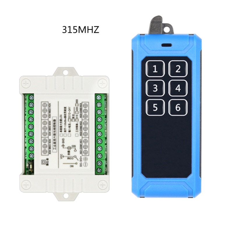 Rơ Le Điều Khiển Từ Xa Alli 315Mhz 433Mhz RF 12V-36V 6CH 6 Chiều