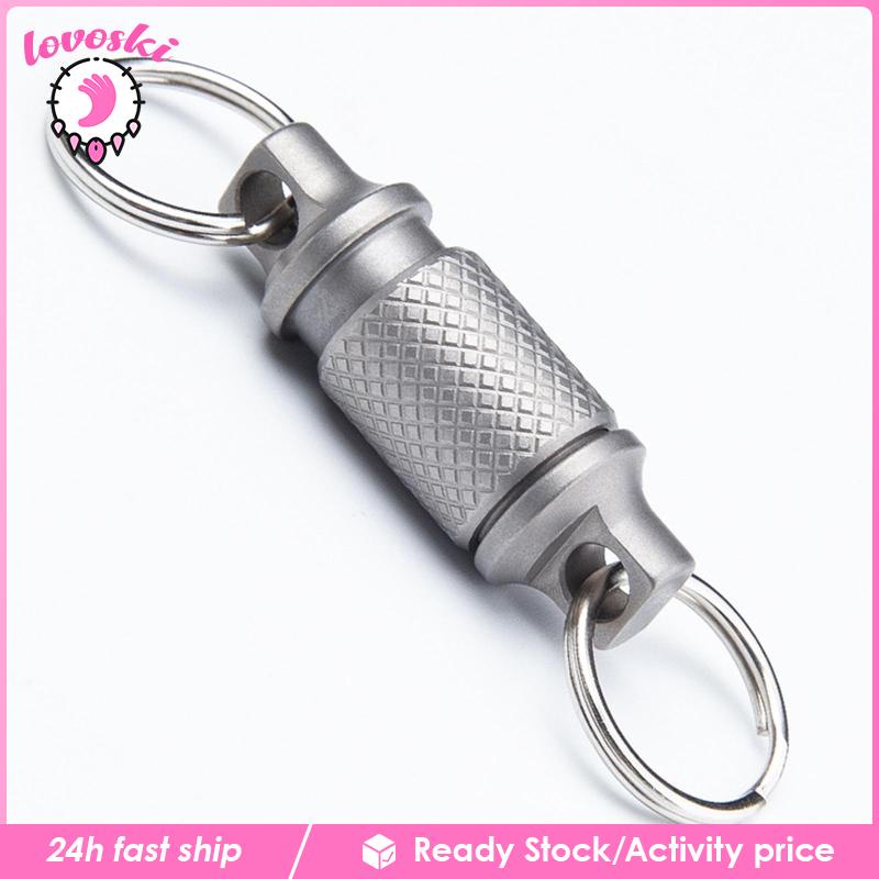 Giá Đỡ Chìa Khóa Đeo Thắt Lưng Bằng Hợp Kim Titan Dành Cho Nam Nữ