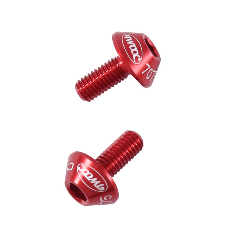 Set 10 Ốc Vít Hợp Kim Nhôm M5 X 12 Chuyên Dụng Cho Xe Đạp Leo Núi