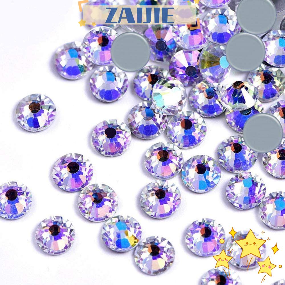 ZAIJIE24 Ốp Điện Thoại Đính Đá Lấp Lánh SS30 SS30 Set 1728 Keo Dán Móng SS16