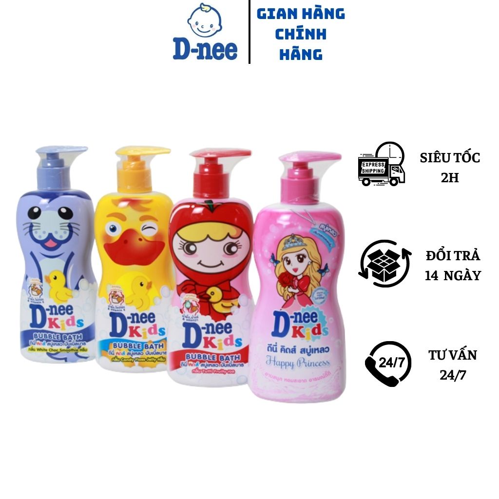 (Nhập khẩu) Sữa Tắm Dnee-Kid Hình Thú 400ml - Sữa tắm an toàn cho bé yêu ....