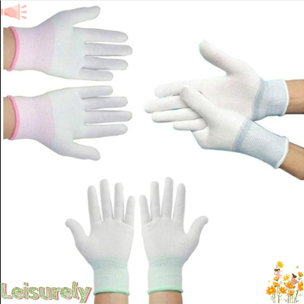 LEILY Set 6 Găng Tay Sợi Carbon Chống Trượt Chống Tĩnh Điện