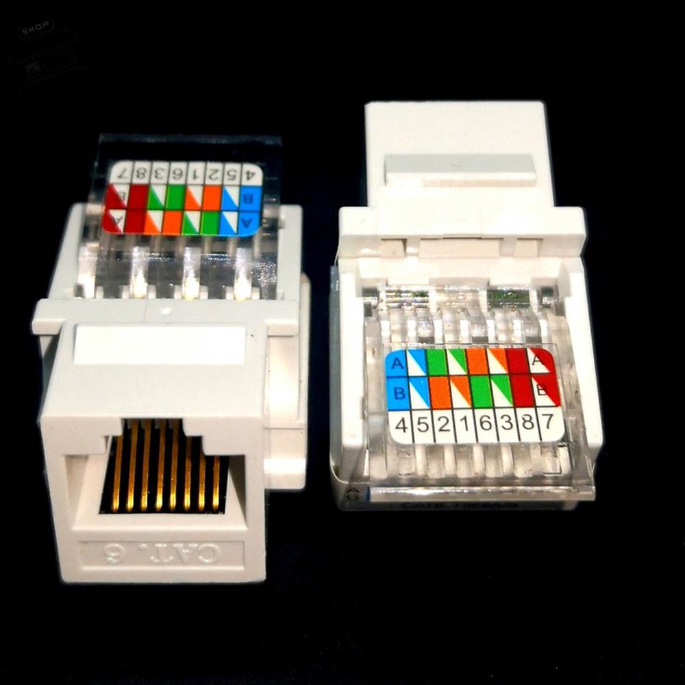 AUGUSTINA Giắc Chuyển Đổi Mạng Lan Không Cần Khoan Tường