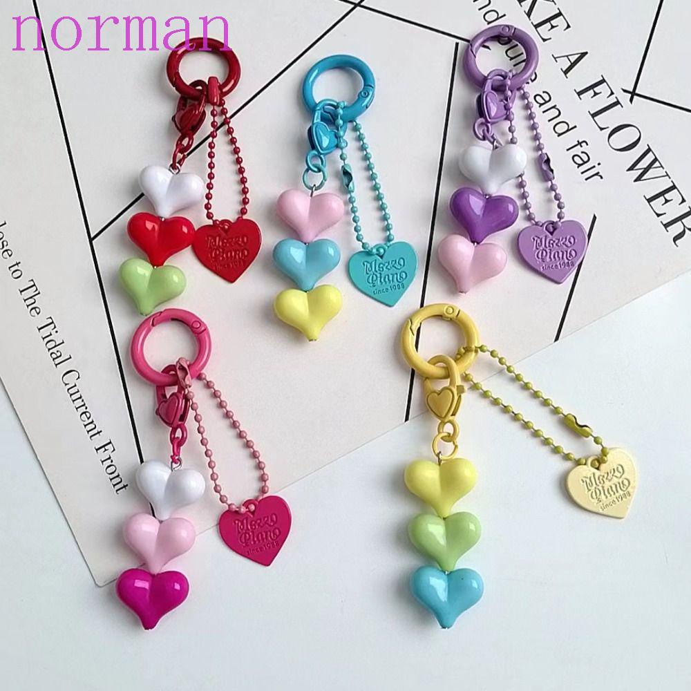 NORMAN Dây Đeo Điện Thoại / Túi Xách / Móc Khóa Xe Hơi Chống Thất Lạc Màu Sắc Ngọt Ngào