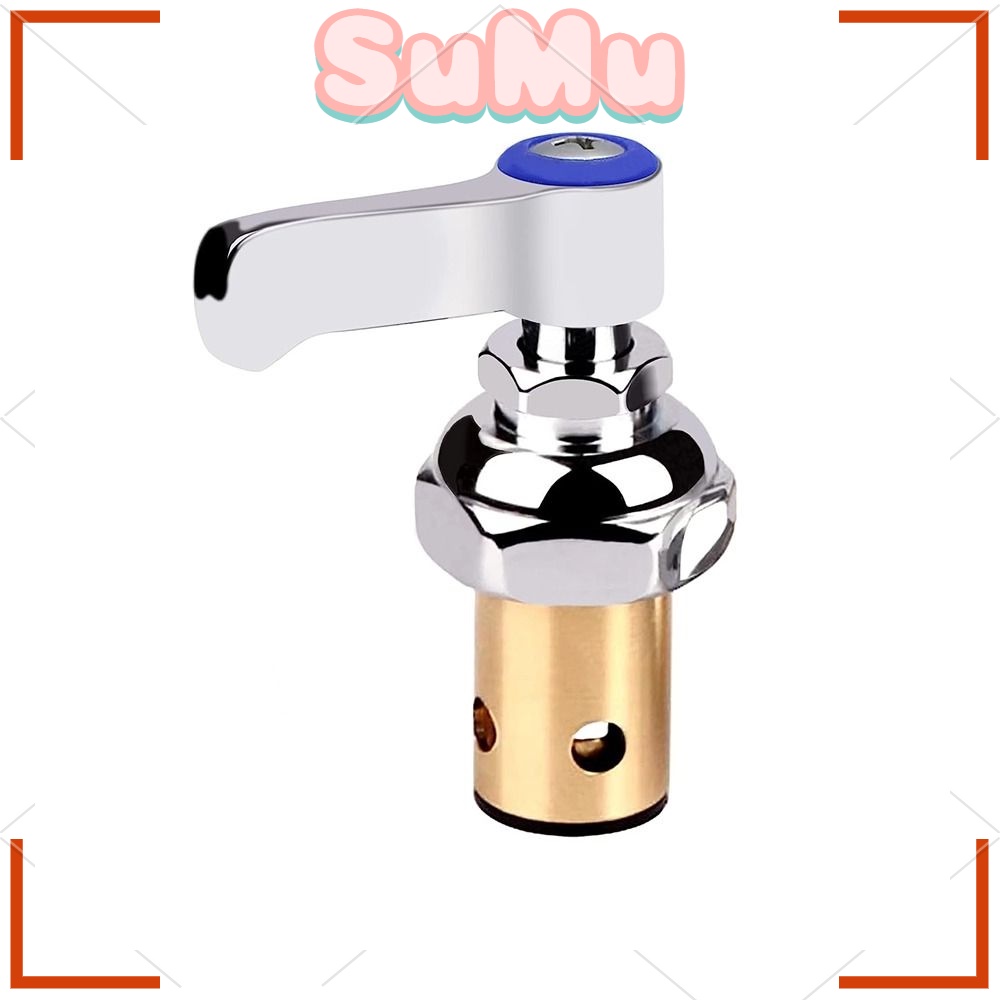 SUMU Vòi Nước Lạnh Cạnh Tròn Bằng Đồng Màu Xanh Dương Cho Nhà Bếp