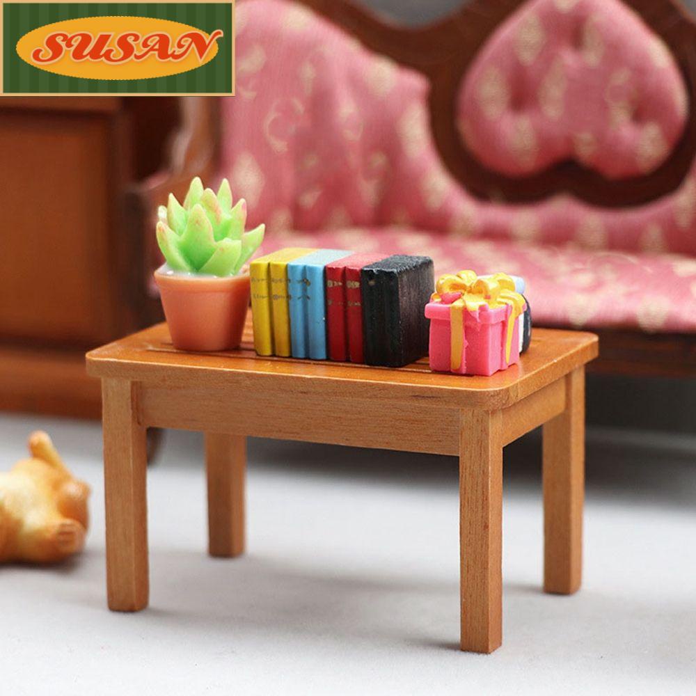 SUSANS Mô Hình Ghế Công Viên 7.6 * 4.9 * 4.4cm Tỉ Lệ 1: 12 Trang Trí Nhà Búp Bê