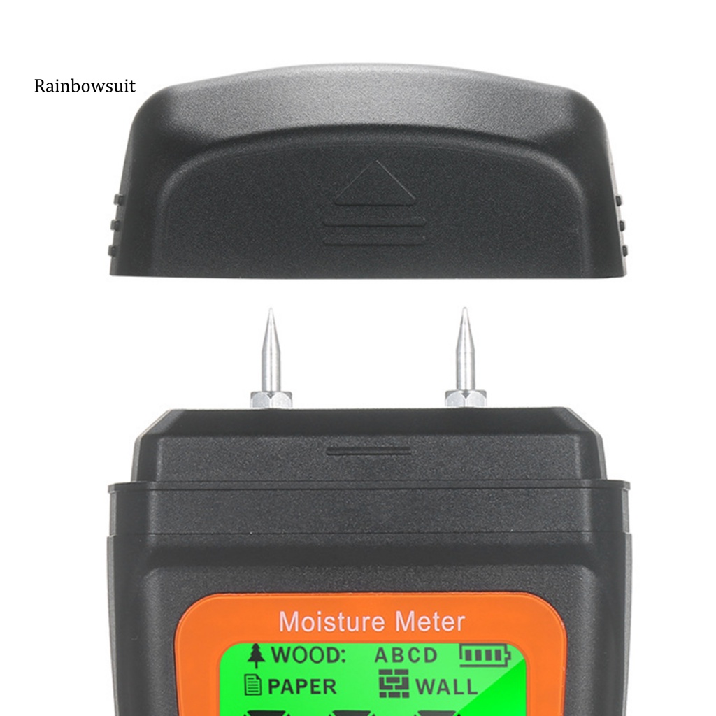 Máy Đo Độ Ẩm Kỹ Thuật Số Bằng Giấy Gỗ Màn Hình LCD Độ Chính Xác Cao