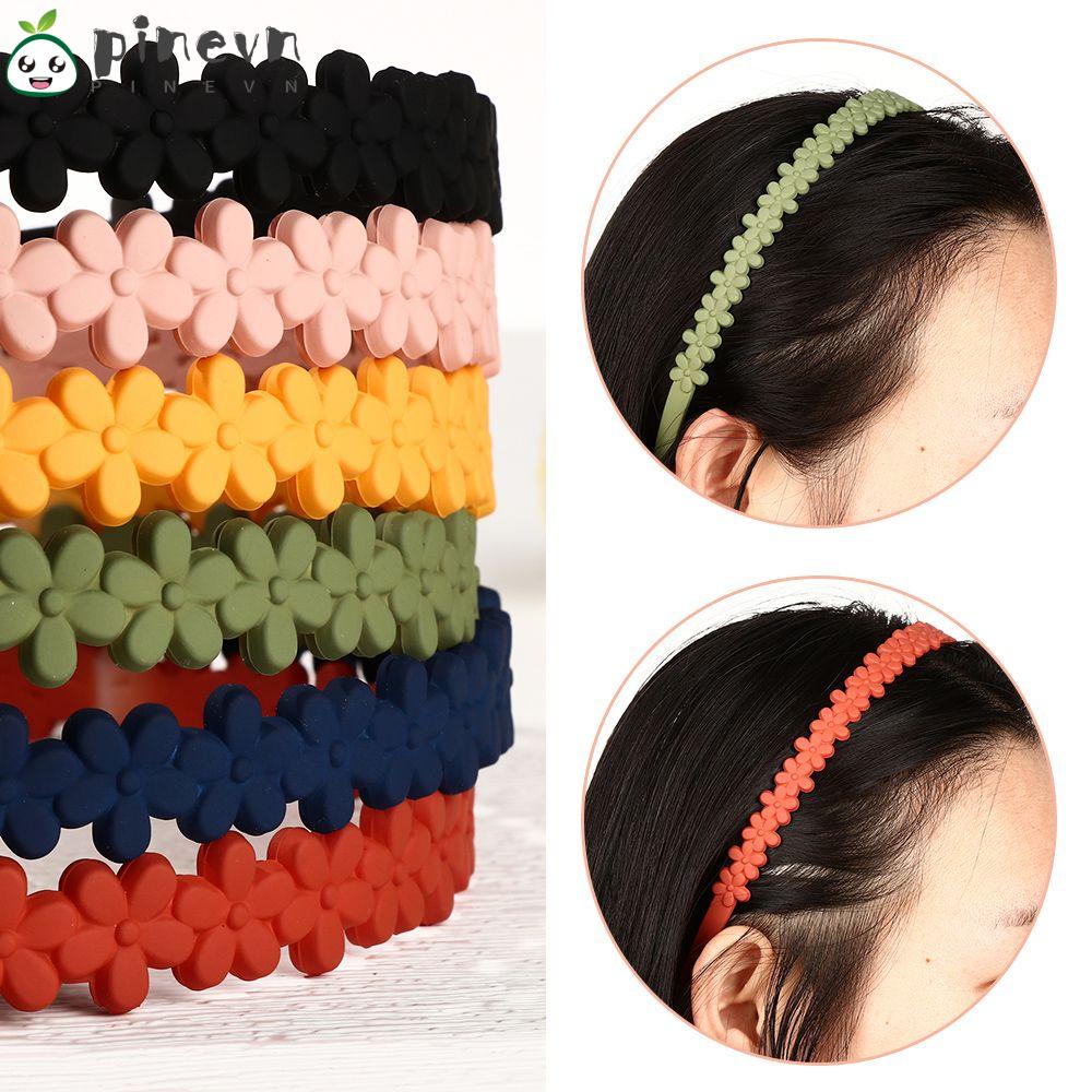 PINEVN Toàn Bộ Băng Đô Cài Tóc Màu Trơn Họa Tiết Hoa Ngọt Ngào Cho Nữ