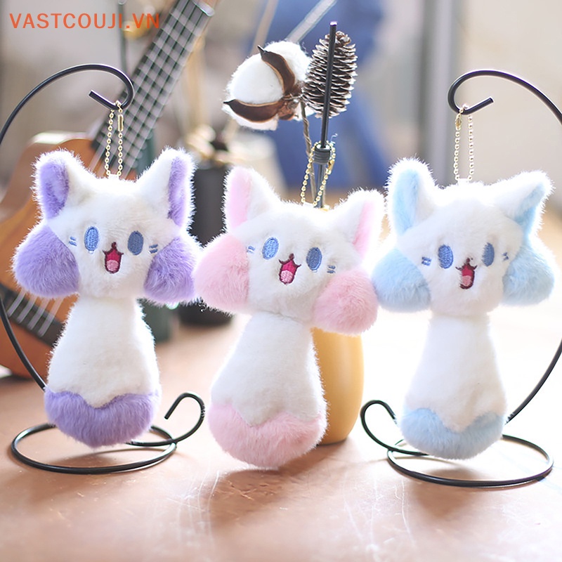 Móc Khóa Hình Cáo Nhồi Bông Đáng Yêu