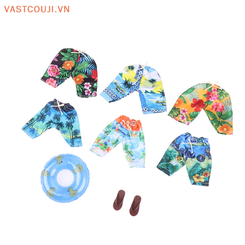 SPEEDO 1 Bộ Quần Áo Bơi Ngắn Thay Đổi Tốc Độ Thời Trang Mùa Hè Cho Búp Bê VASTJI