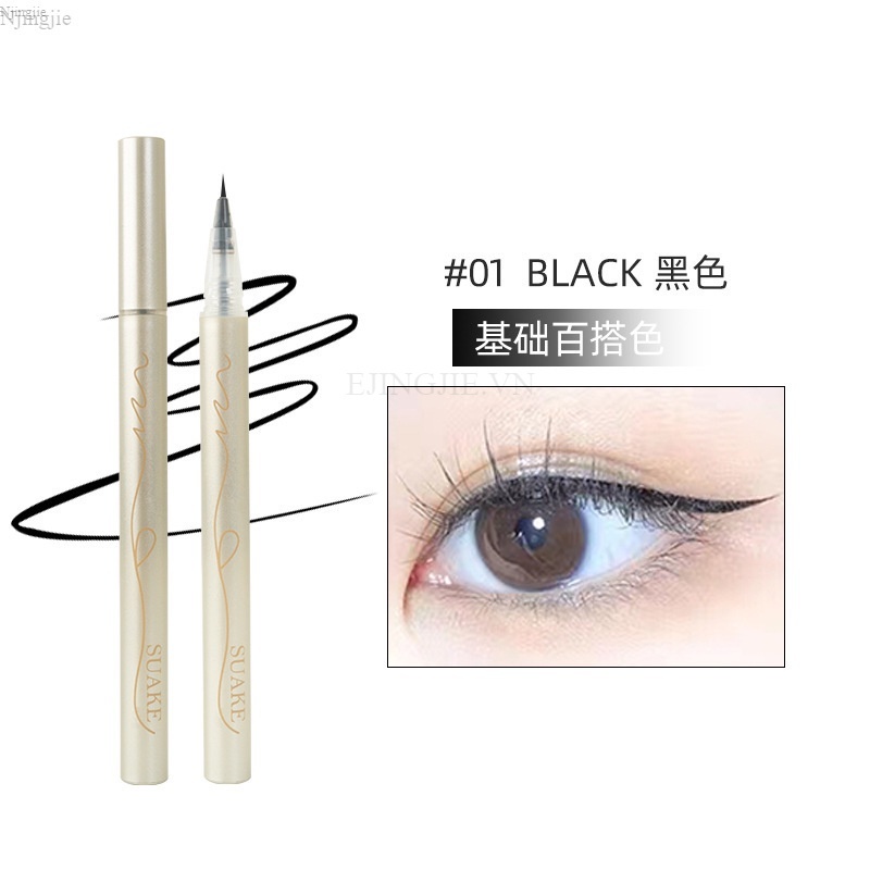 SUAKE~Bút kẻ mắt dạng lỏng không thấm nước và chống mồ hôi mịn màng lâu trôi và không dễ lem ~Herashop~