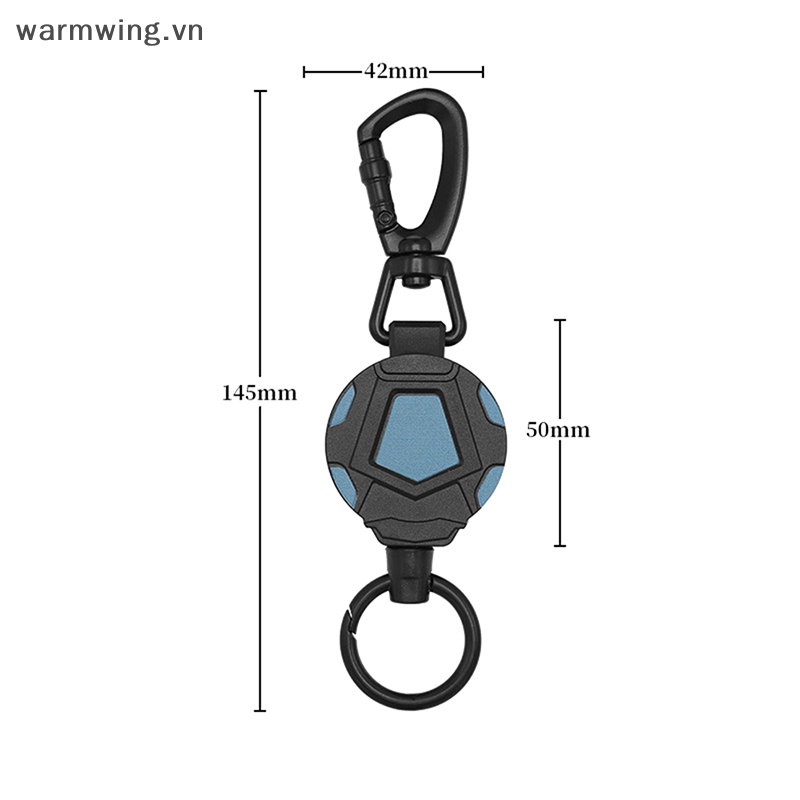 1 Móc Khóa Co Giãn Có Thể Thu Gọn Chống Thất Lạc Dễ Dàng Cho Leo Núi Ngoài Trời