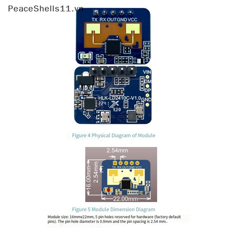 Mô Đun Cảm Biến Sóng Chiết Áp PeaceShells 1 Cái