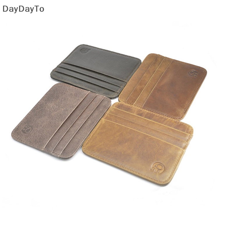 Ví Da Thật 100% Hình Đầu Voi Tròn Nhỏ Đựng Bằng Lái Xe Tiện Dụng