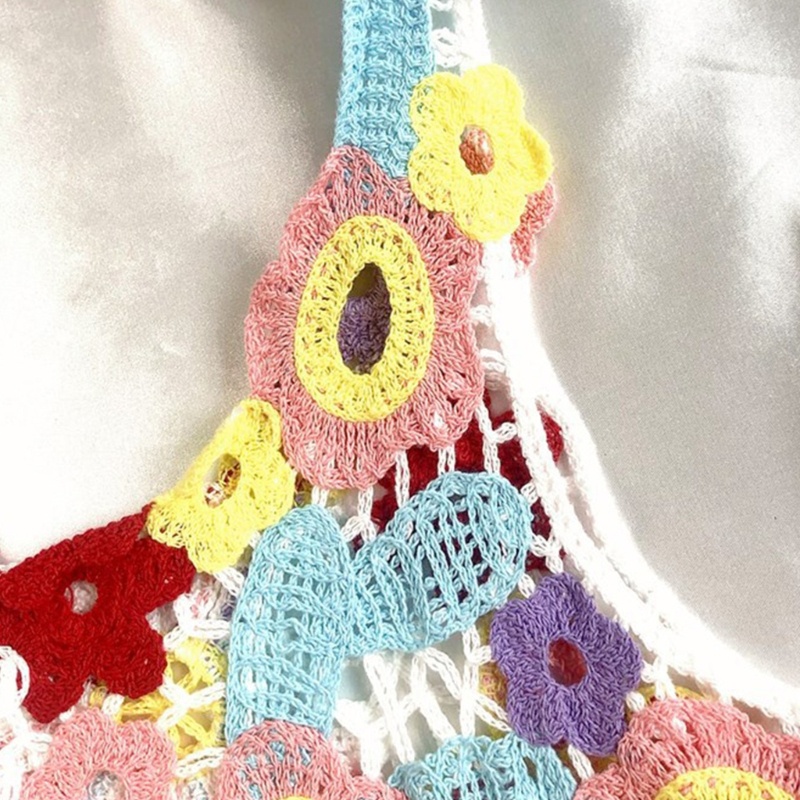 Áo Tank Top Đan Móc Không Tay Thời Trang Mùa Hè Cho Nữ