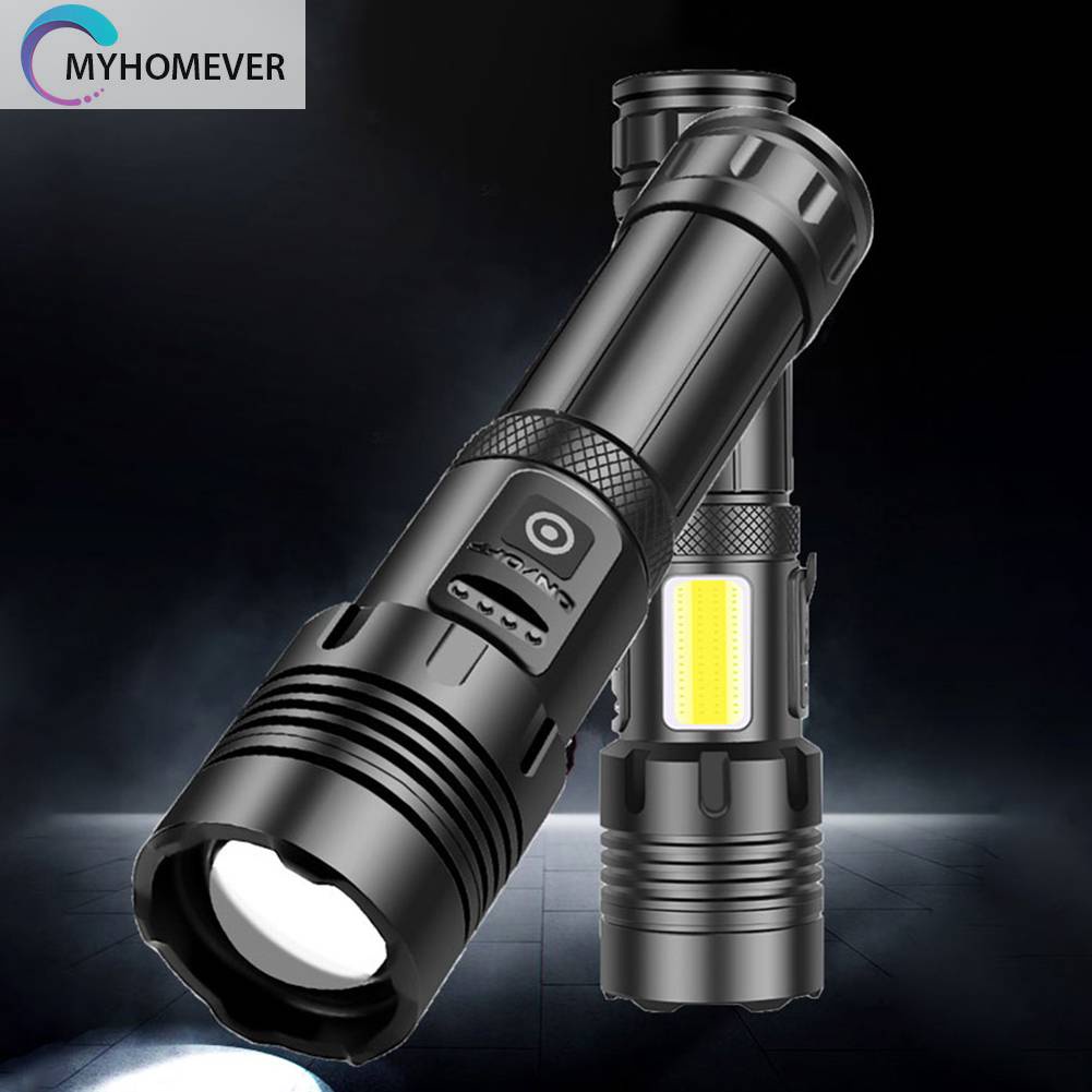 Đèn Pin XHP70 / XHP160 COB LED 1500LM / 1800LM Chống Thấm Nước IPX4 Sạc USB Tiện Dụng