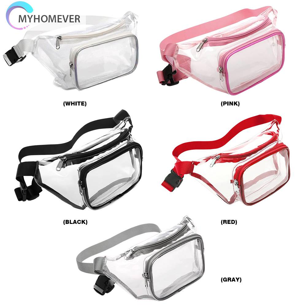 Túi Đeo Chéo Thể Thao Bằng PVC Trong Suốt Sức Chứa Lớn