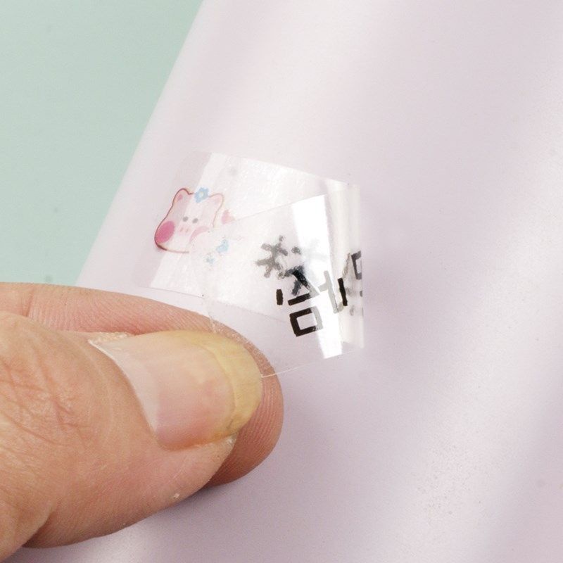 Nhãn Dán Ghi Tên Bằng PVC Trong Suốt In Họa Tiết Hoạt Hình Chống Thấm Nước Cho Học Sinh Mẫu Giáo