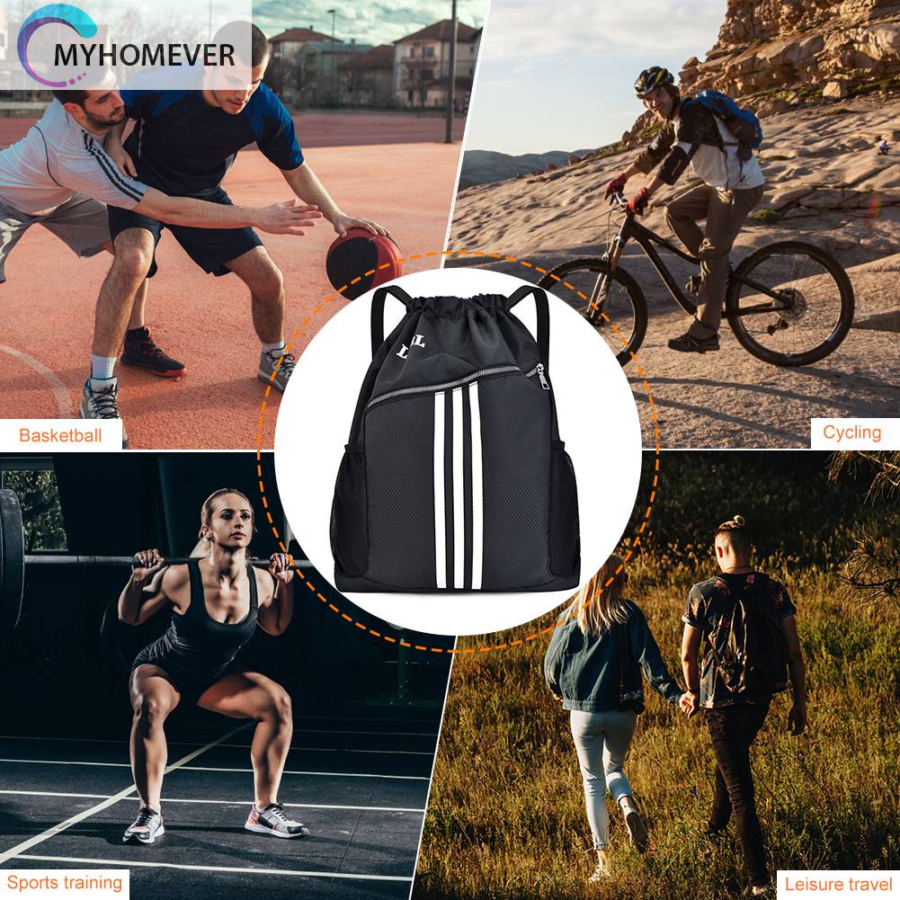 Balo Dây Rút Chất Liệu Oxford Mềm Chống Thấm Nước Thời Trang Thể Thao Ngoài Trời