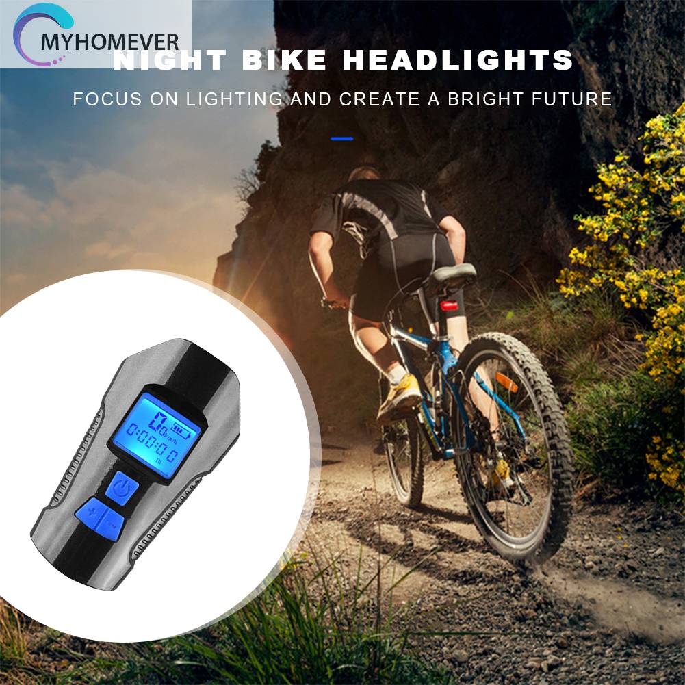 Đèn Pha Xe Đạp Chống Nước Có Thể Sạc Lại Bằng Cổng USB